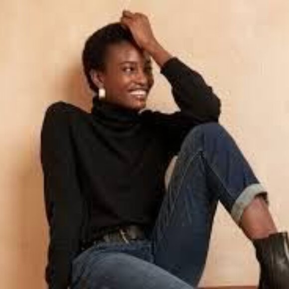 Banana Republic Curvy Girlfriend Jeans Dark Wash size 31/12 NWT - Picture 10 of 11